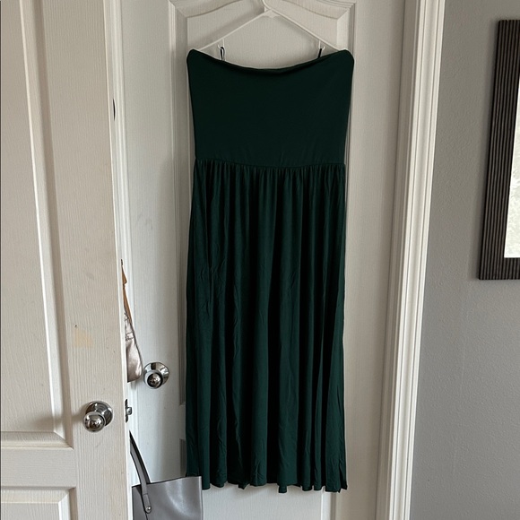 GAP Dark Green Maxi dress NWT - Picture 6 of 11